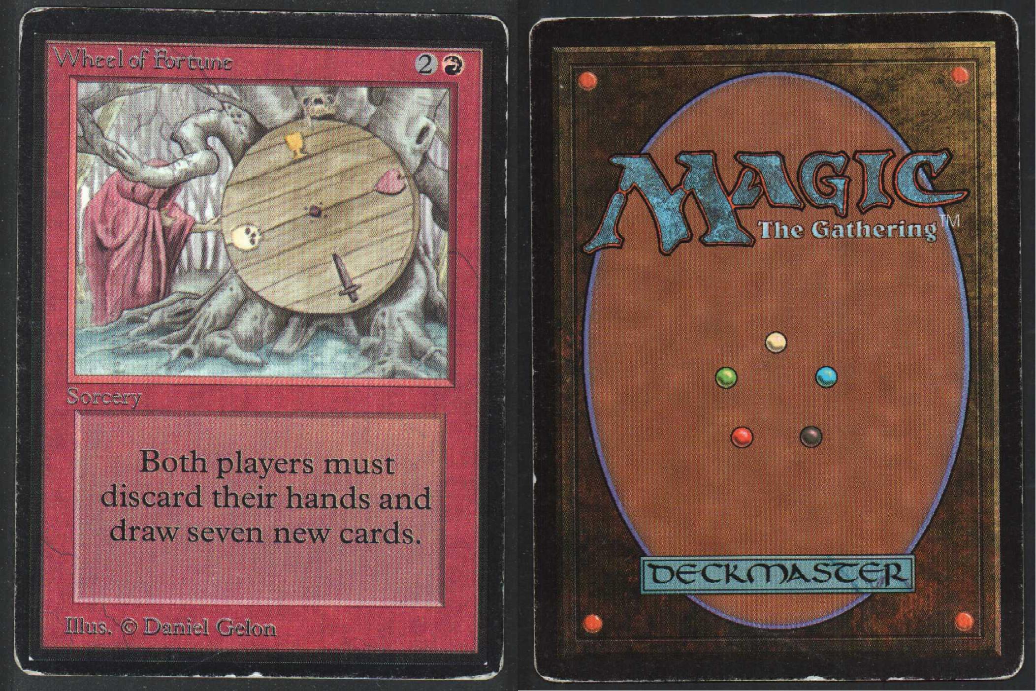 Beta Wheel of Fortune (#H02)   MtG Magic 1x x1 Red Rare  