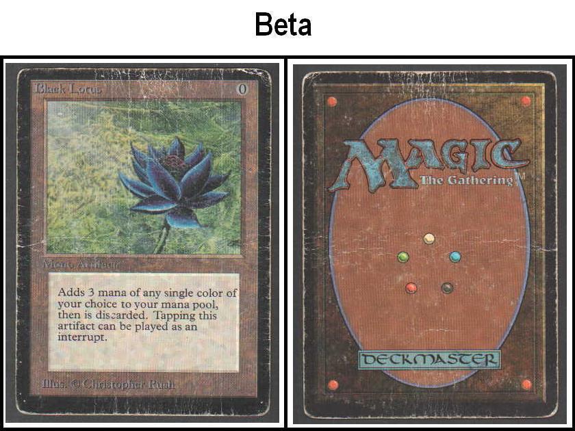 1 Black Lotus (#29) Beta Artifact P9 Power9 MtG Magic Rare Card the ...