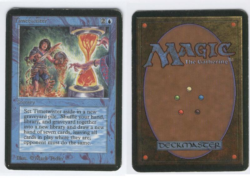 Alpha Timetwister (#17) MtG Magic 1x x1 Blue Rare Power9 P9 Power 