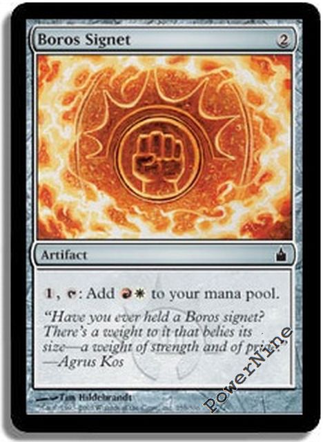 4 Boros Signet ~ Artifact Ravnica City of Guilds Mtg Magic Common 4x x4